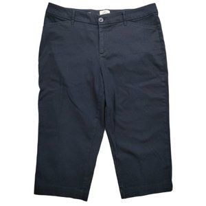 St Johns Bay Crop Women Size 14 Capris Short Summe